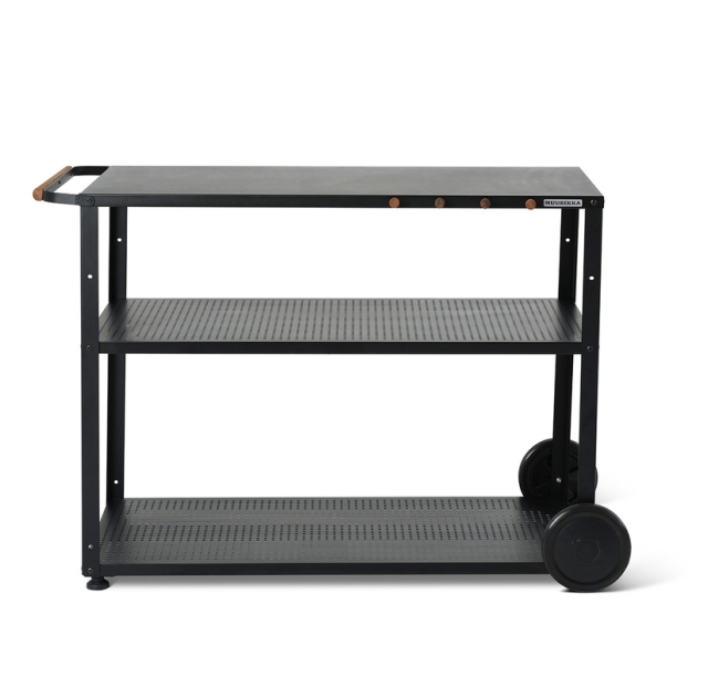 Grill cart with Wheels - Black