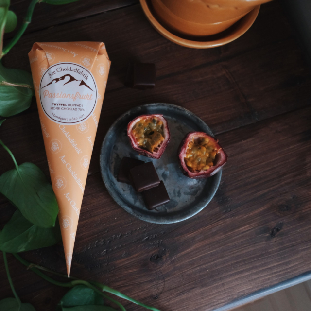 Åre Schokolade – Passionsfruchtpraline
