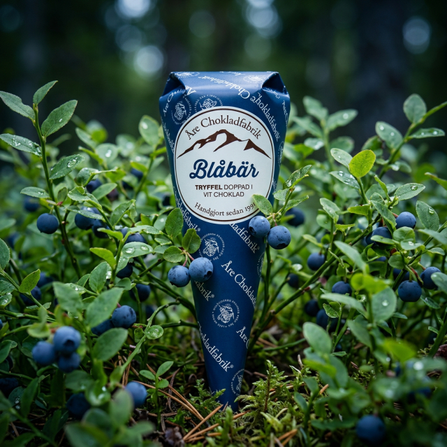 Åre Schokolade – Blaubeer-Ganache