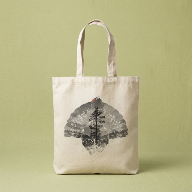Auerhuhn - Stofftasche 35x45 cm