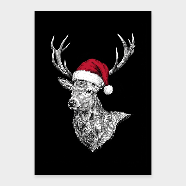 Weihnachtsrothirsch