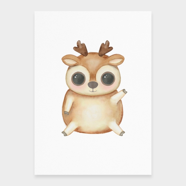 Hirsch-Kawaii-Stil