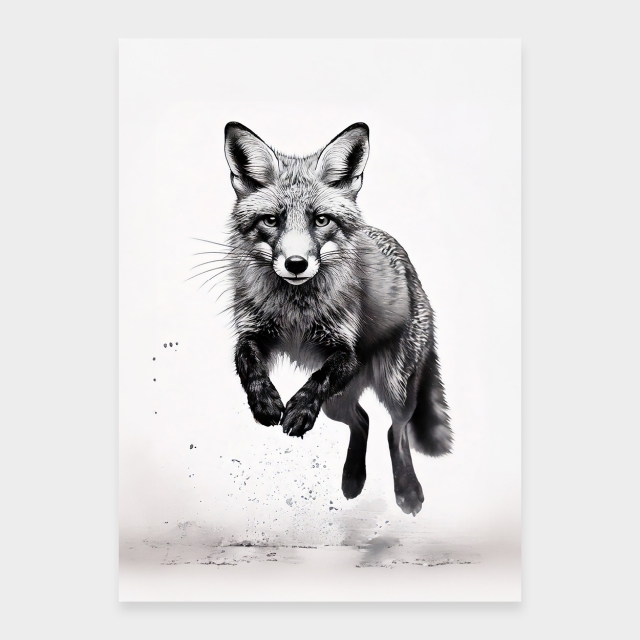 Springender Rotfuchs