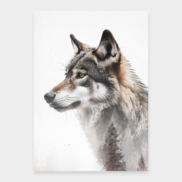 Wolfsporträt
